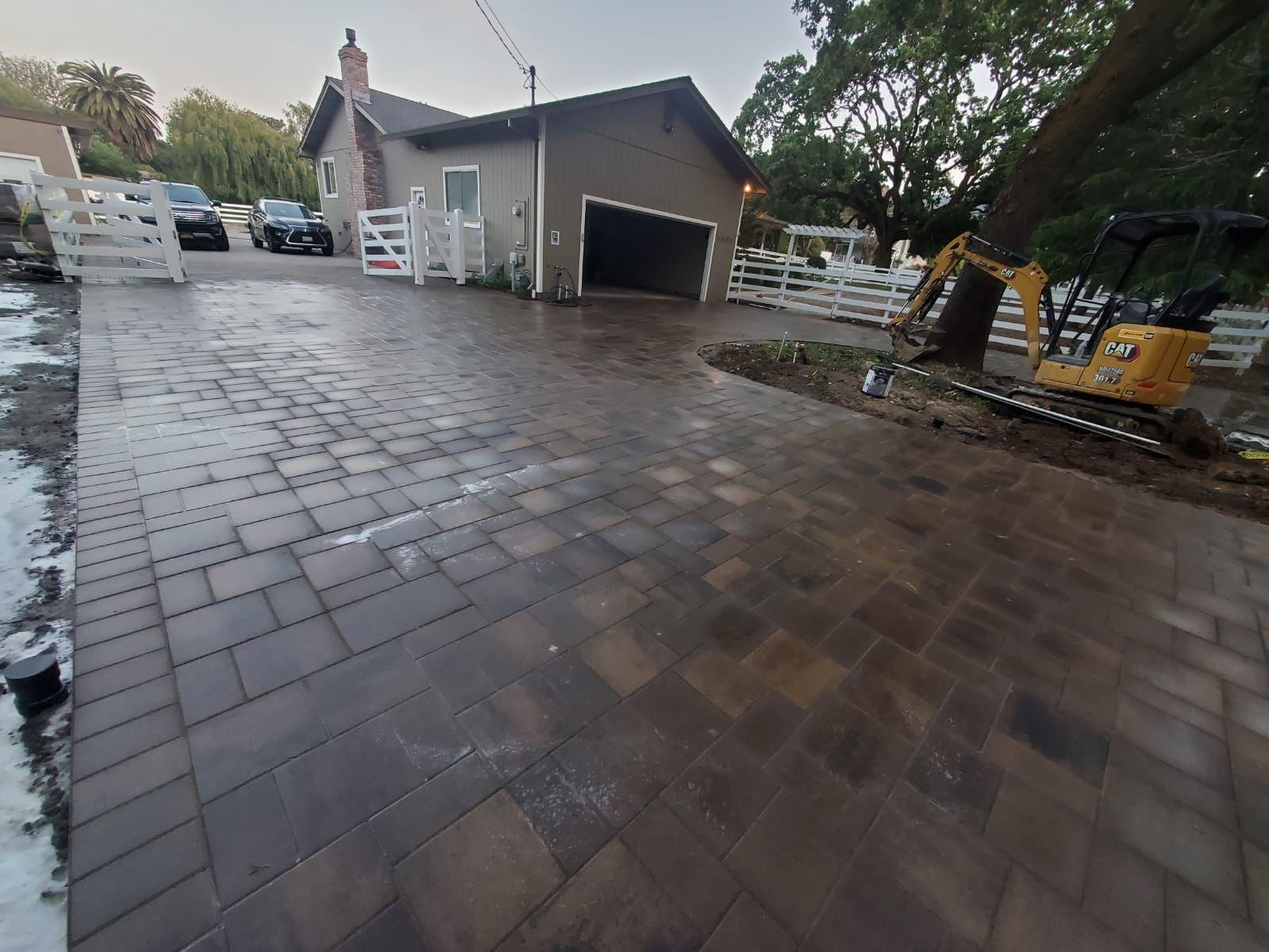 Driveway paver installation — San Jose