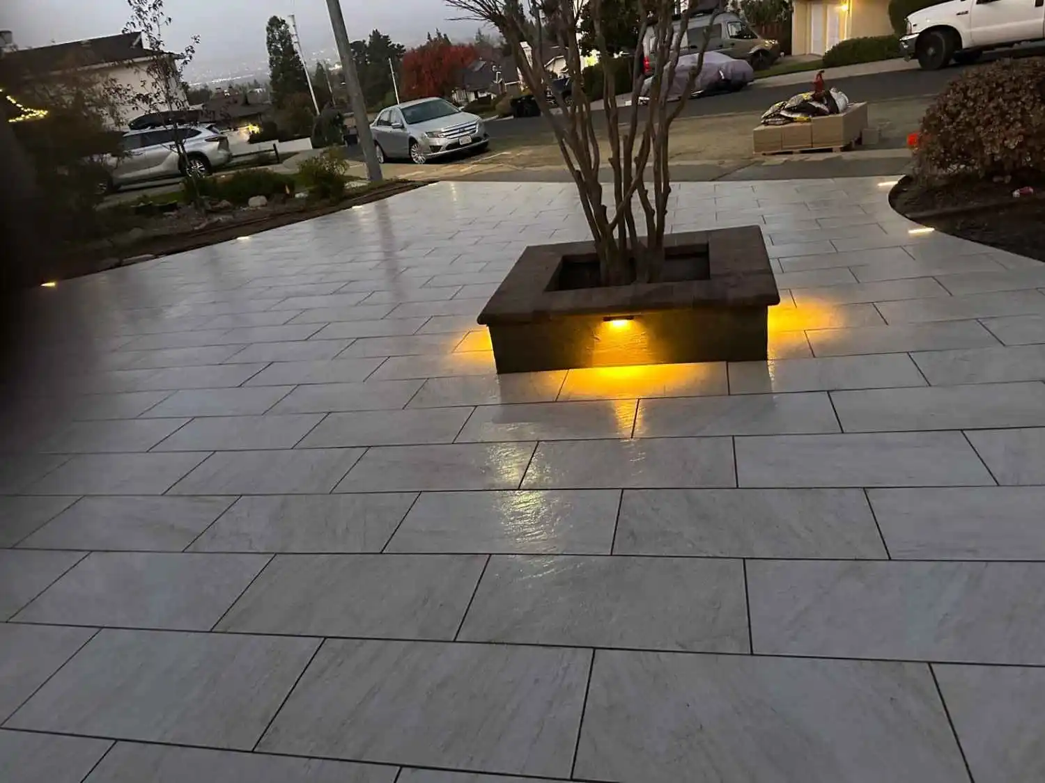 Paver installation project