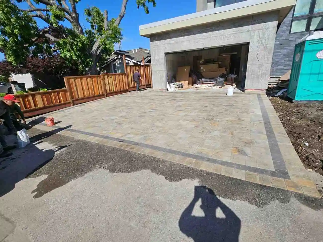 Paver installation project