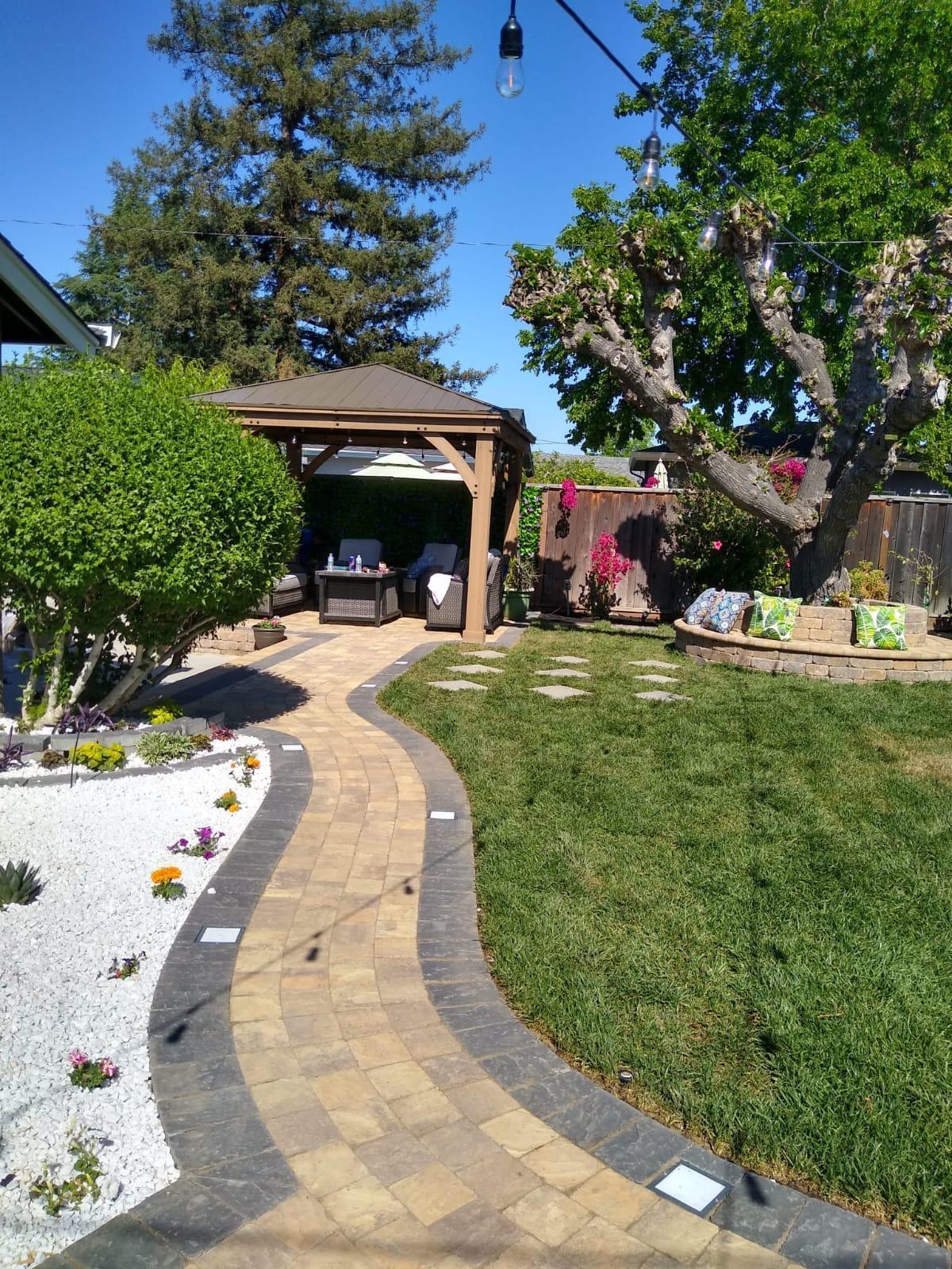 Paver installation 47