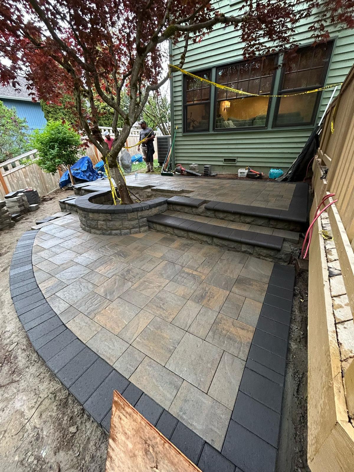 Paver installation 48