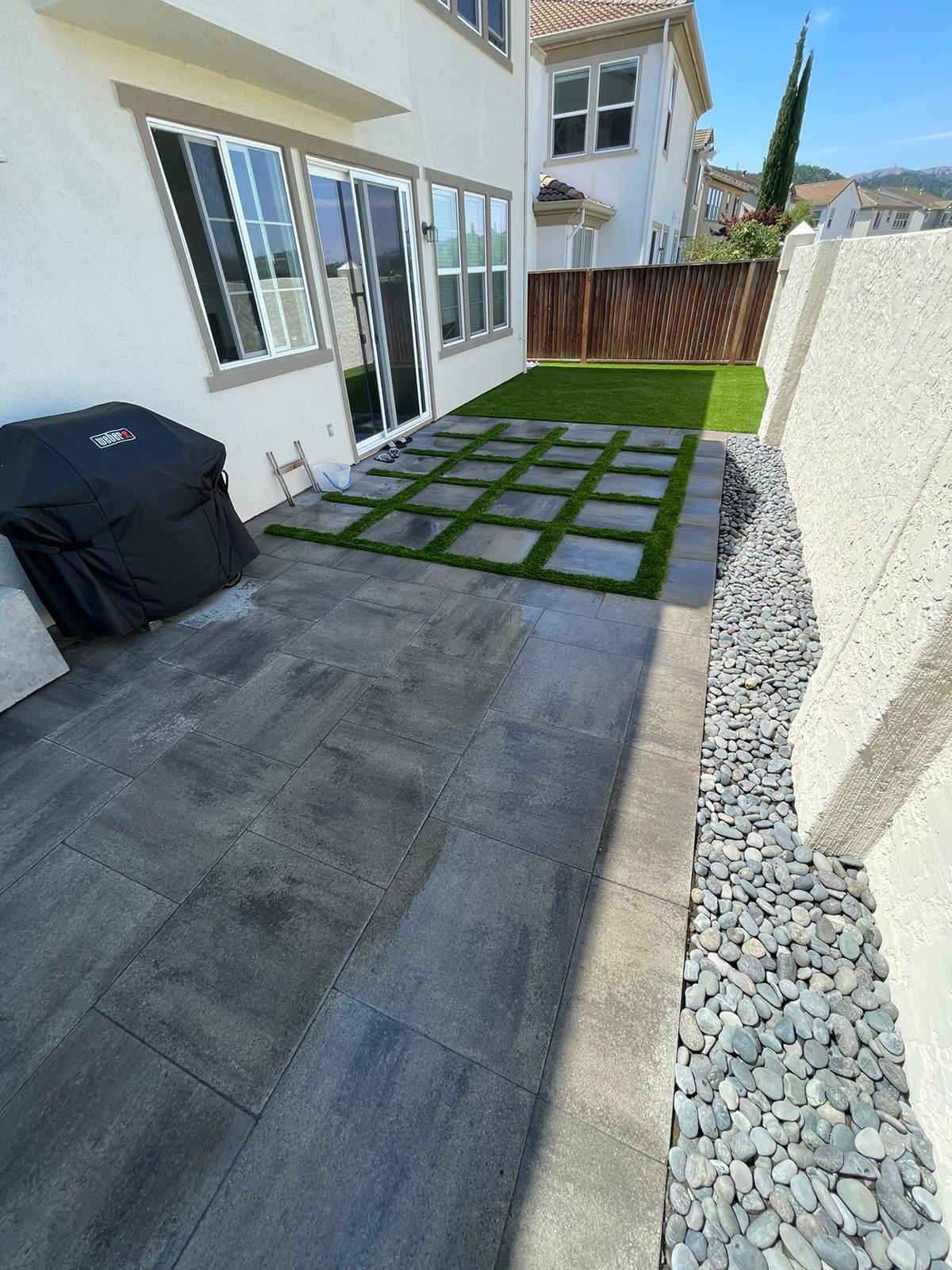 Paver installation 50